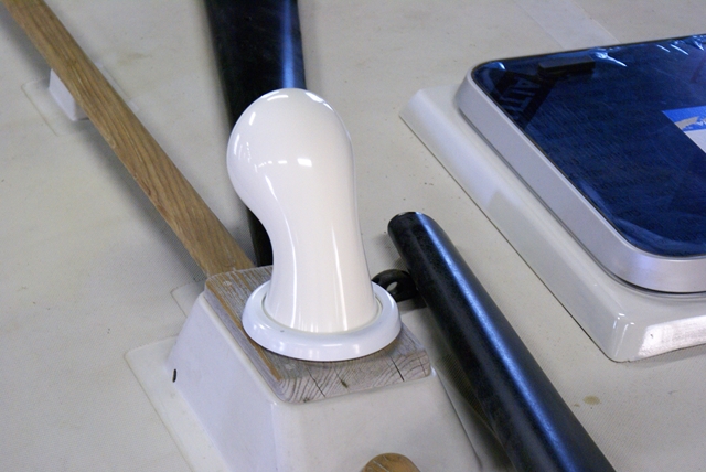 De nieuwe luchthapper op houten ondergrond na de refit 2009