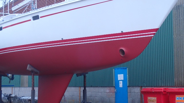 Weer antifouling over het coppercoat