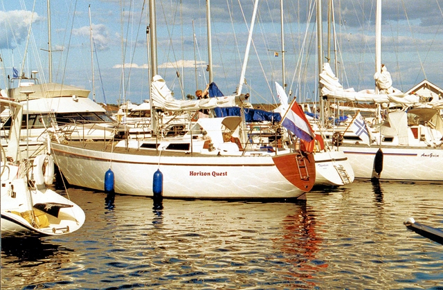 Ligplaats in Itäsatama jachthaven in Hanko, Finland