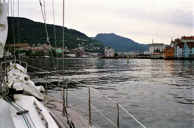 Aankomst in Bergen