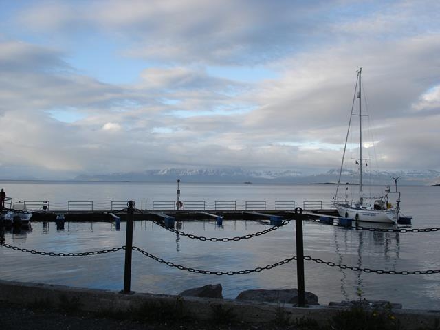 Weinig boten in Harstad