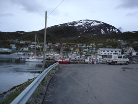 De jachthaven van Skervøy