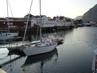 Aan de steiger in Henningsvær