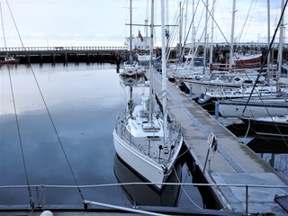 Aan de steiger in Blyth