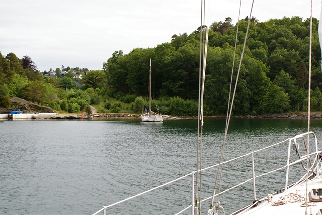 Het ankerplekje bij Kristiansand