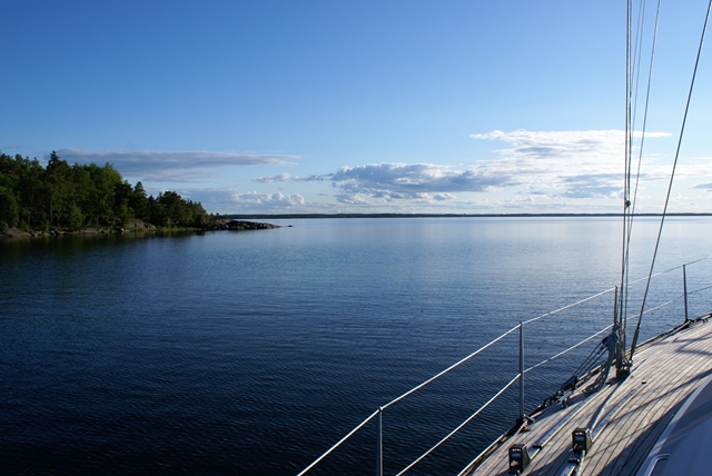 Ankeren in Långviken, Gräsö