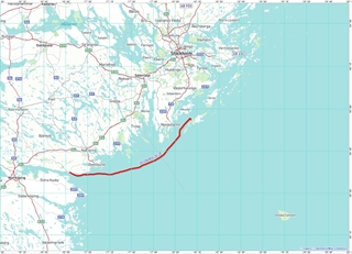 De route Navekvarn - Orno