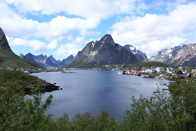 Reine, een 'postcard' achtige omgeving