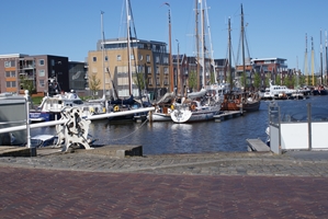 In de Zuiderhaven van Harlingen