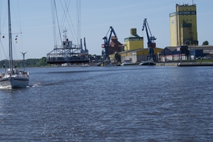 Het beroemde hangpontje bij Rendsburg