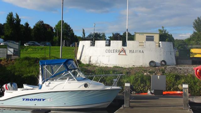 De jachthaven van Coleraine