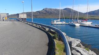 Aan de steiger in Loch Maddy, N-Uist