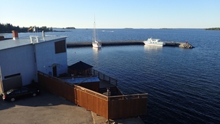 De haven van Berny's restaurant