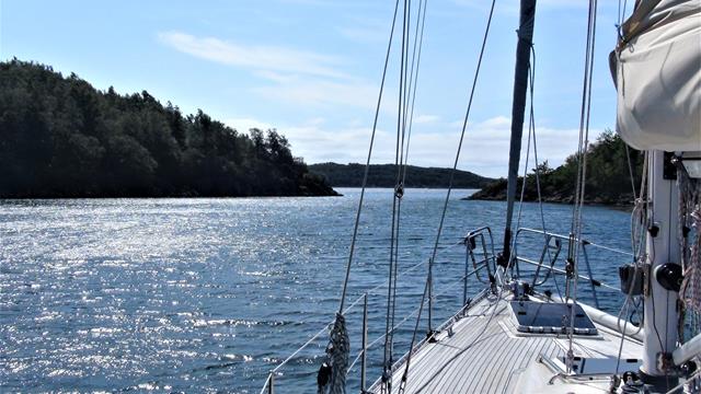  Een prachtig beschut baaitje op het eiland Skarvøy bij Farsund